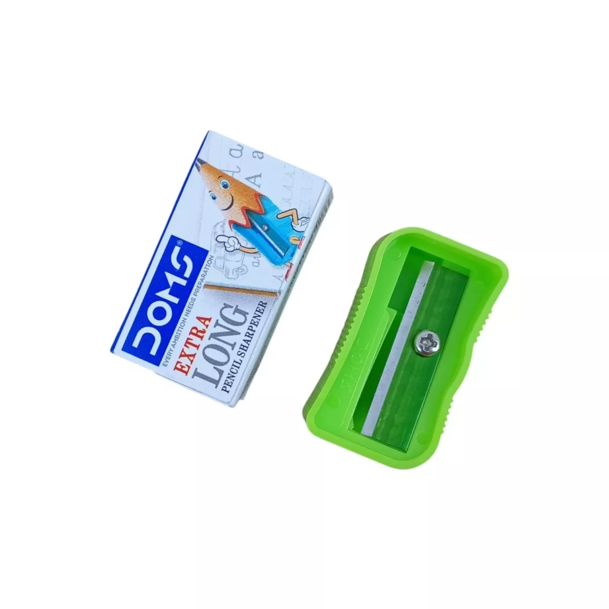 DOMS Non-Toxic Extra Long Sharpener | Smooth and Break less Sharpening |5+Year