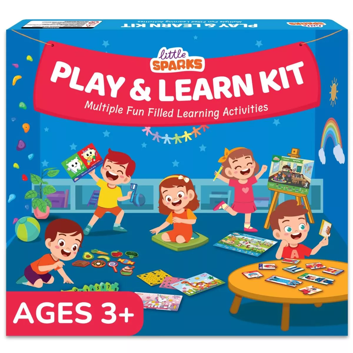 Smartivity Little Sparks Play and Learn DIY Activity Kit | Preschool Learning Activities Kit For Kids | 3+Years