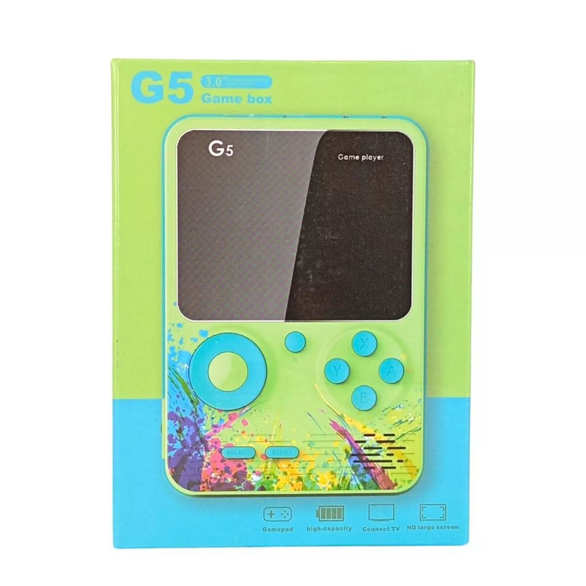 G5 Gamebox 2 Players Gamepad | Handheld Classical Game Box Can Play On TV | 6+ Years