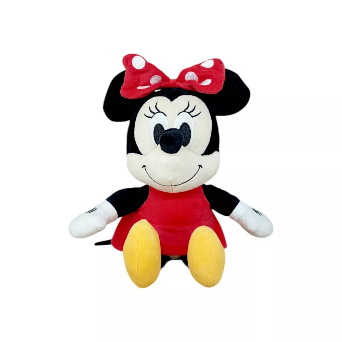 Disney Minnie Mouse Soft Toy 30 cm | Soft Cuddly Plush Toy for Kids | Adorable Minnie Stuffed Toy with Polka-Dot Dress | Gift Toy for Boys and Girls | 1+ Years