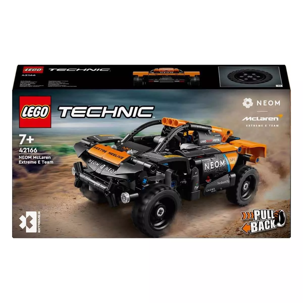 Lego Technic Neom Mclaren Extreme E Team For Kids | 42166 Building Blocks | 7+ Years