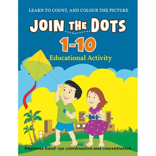 Shree Book Bookoli Join The Dots (1-10) Educational Activity | Learn To Count, And Colour The Picture Book For Kids | 3+ Years