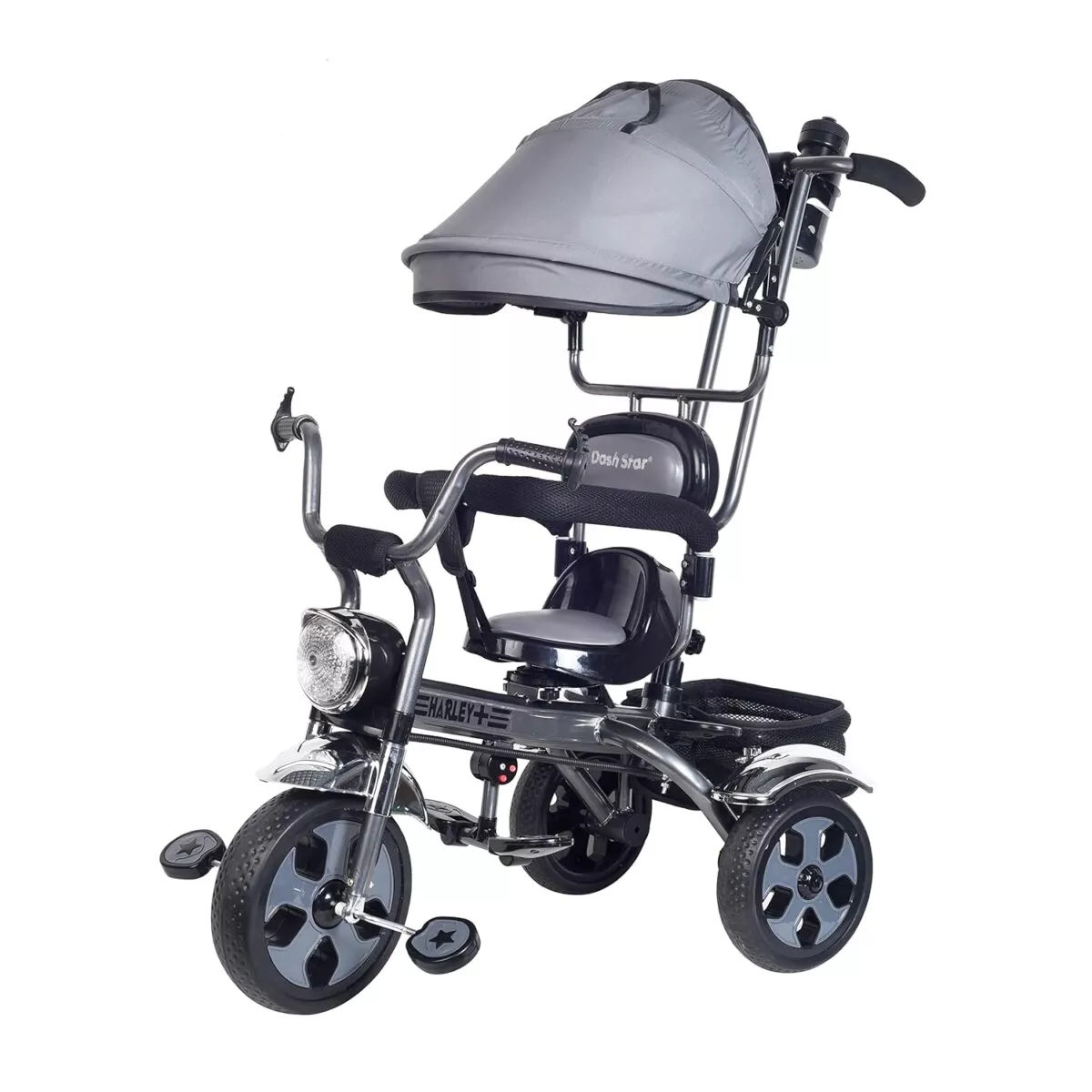 Dash Star Harley Star Tricycle 3 In 1 | Grow With Us Fun Ride For Kids | 1+ Years