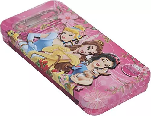 HM Frozen 3D Metal Pencil Box with Stationery Inside | Durable, Spacious and Stylish Stationery Set for Kids | 4+ Years