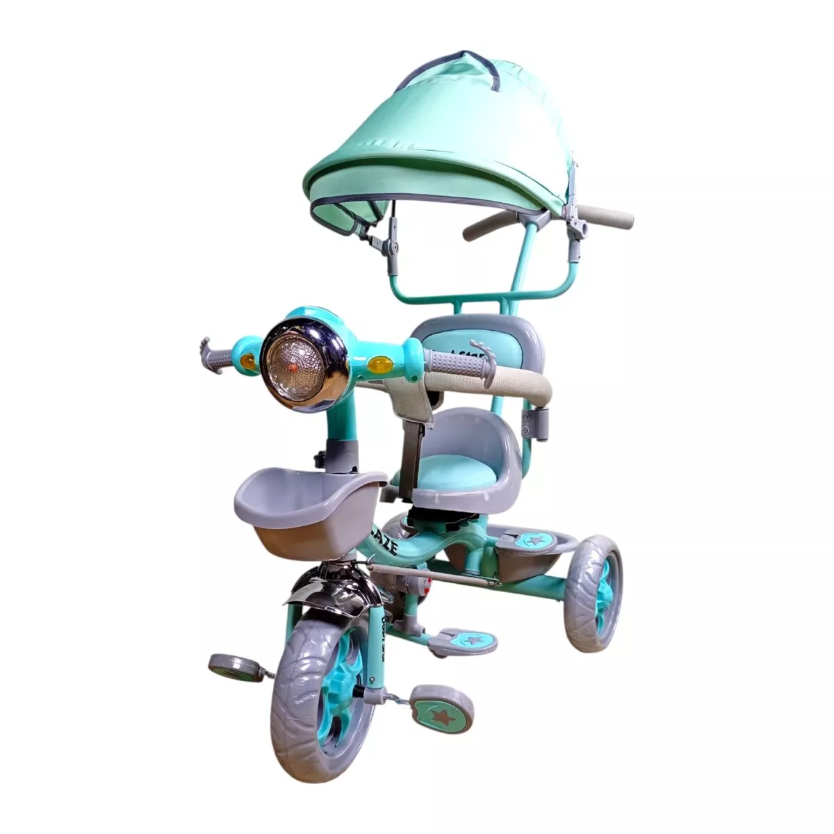 Dash Star Blaze Star For Kids Smart Plug And Play 3 Dash Star ! Blaze Star' Tricycle For Kids Smart Plug And Play With Canopy, Storage Basket, Parental Control Handle Cushion Seat And Seat Belt For Boys,Girls | 12+Months Dash Star ! Blaze Star' Tricycle For Kids Smart Plug And Play With Canopy, Storage Basket, Parental Control Handle Cushion Seat And Seat Belt For Boys,Girls | 12+Months Image 2