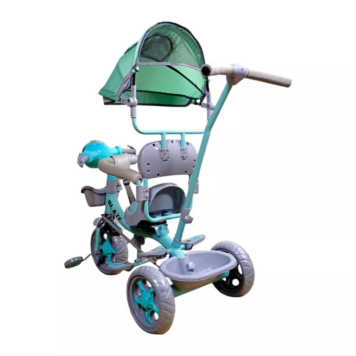 Dash Star Blaze Star For Kids Smart Plug And Play 5 Dash Star ! Blaze Star' Tricycle For Kids Smart Plug And Play With Canopy, Storage Basket, Parental Control Handle Cushion Seat And Seat Belt For Boys,Girls | 12+Months Dash Star ! Blaze Star' Tricycle For Kids Smart Plug And Play With Canopy, Storage Basket, Parental Control Handle Cushion Seat And Seat Belt For Boys,Girls | 12+Months Image 4