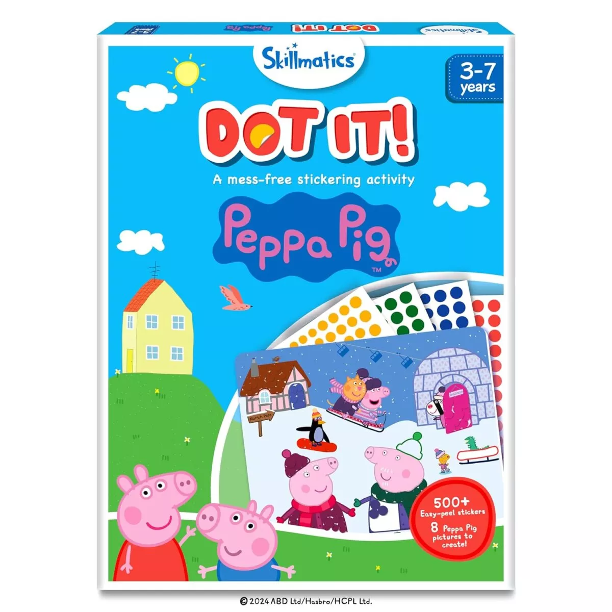 Skillmatics Dot It! Peppa Pig – A Mess-Free Stickering Activity | 500+ Stickers Fun Craft DIY Kit For Kids | 3+ Years