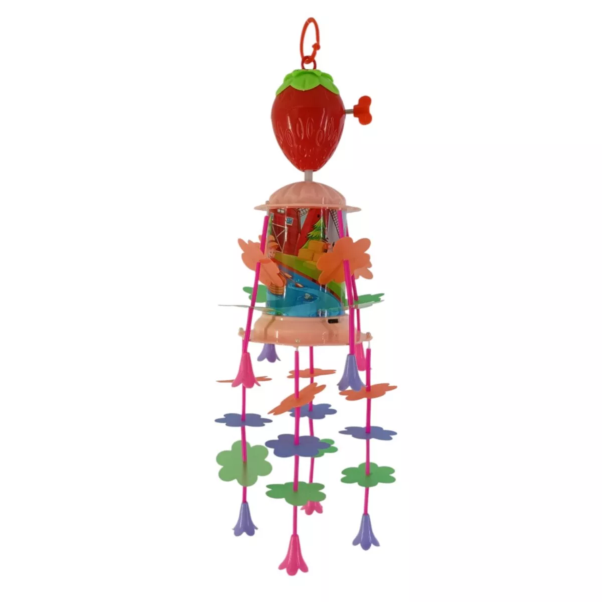 Toyzee Merry Go Round Senior Strawberry baby toy, Toyzee Merry Go Round Senior Strawberry musical rattle, Toyzee Merry Go Round Senior Strawberry multicolor toy, Toyzee Merry Go Round Senior Strawberry spinning rattle