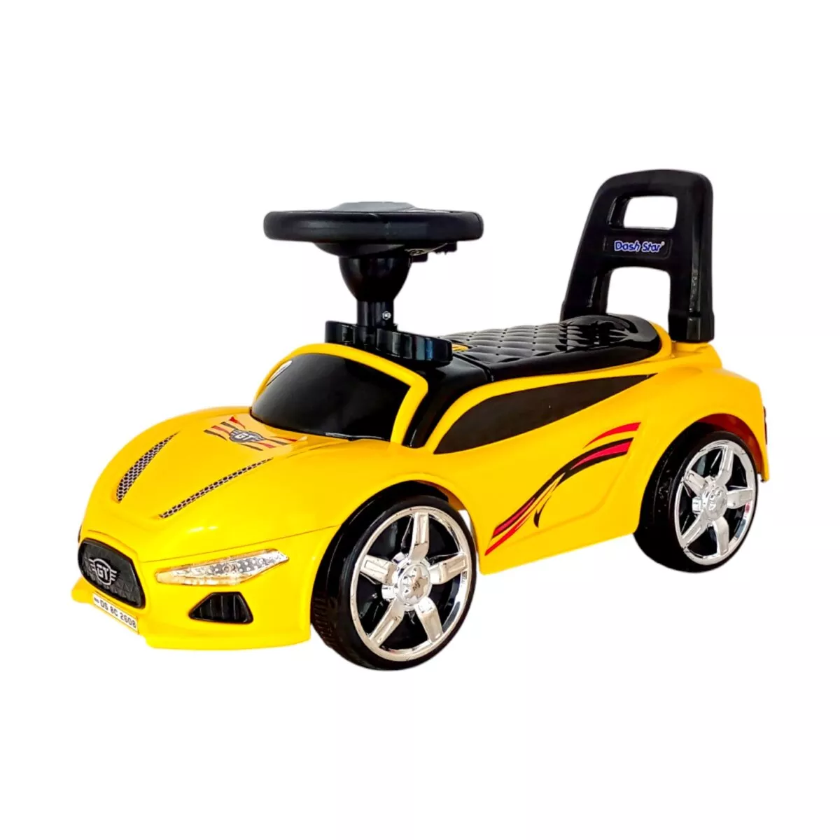 Dash Star Grow With Us DX - GT It's Time To Ride | Durable Wheel , Comfortable Seat , Easy To Drive , Parental Handle For Movement , Comfortable Backrest For Kids | 12+Months