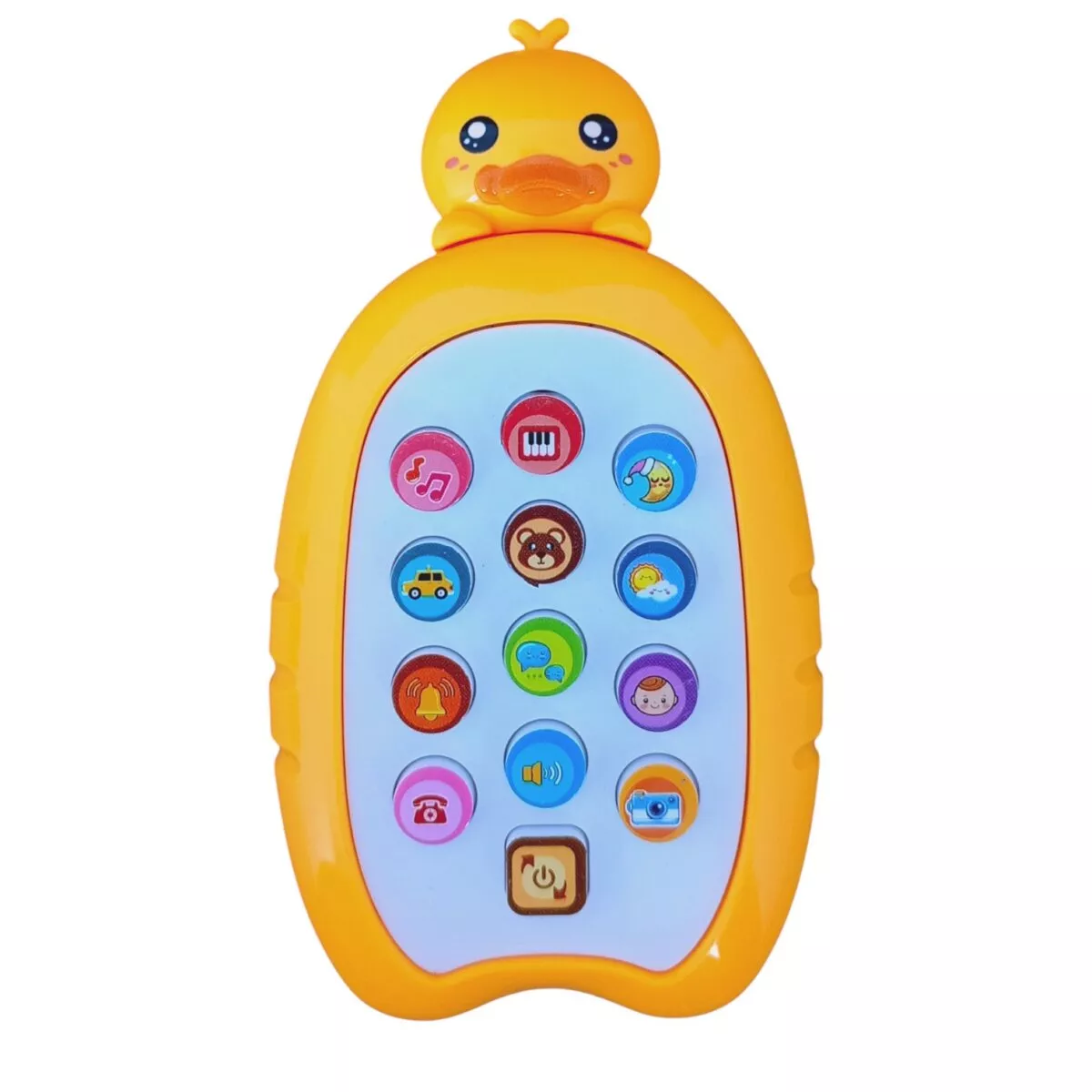 Early Education Duck Phone Musical Enlightenment With Light-Up Toy For Kids | 3+Years