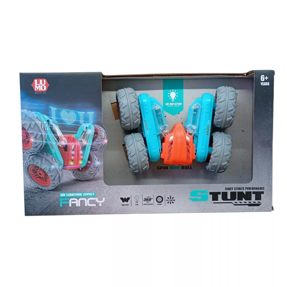 Fancy Stunts Performance Spin And Roll Stunt RC Car toy for kids, Fancy Stunts Performance Spin And Roll Stunt RC Car remote control playset, Fancy Stunts Performance Spin And Roll Stunt RC Car stunt vehicle, Fancy Stunts Performance Spin And Roll Stunt RC Car 3D lighting effects