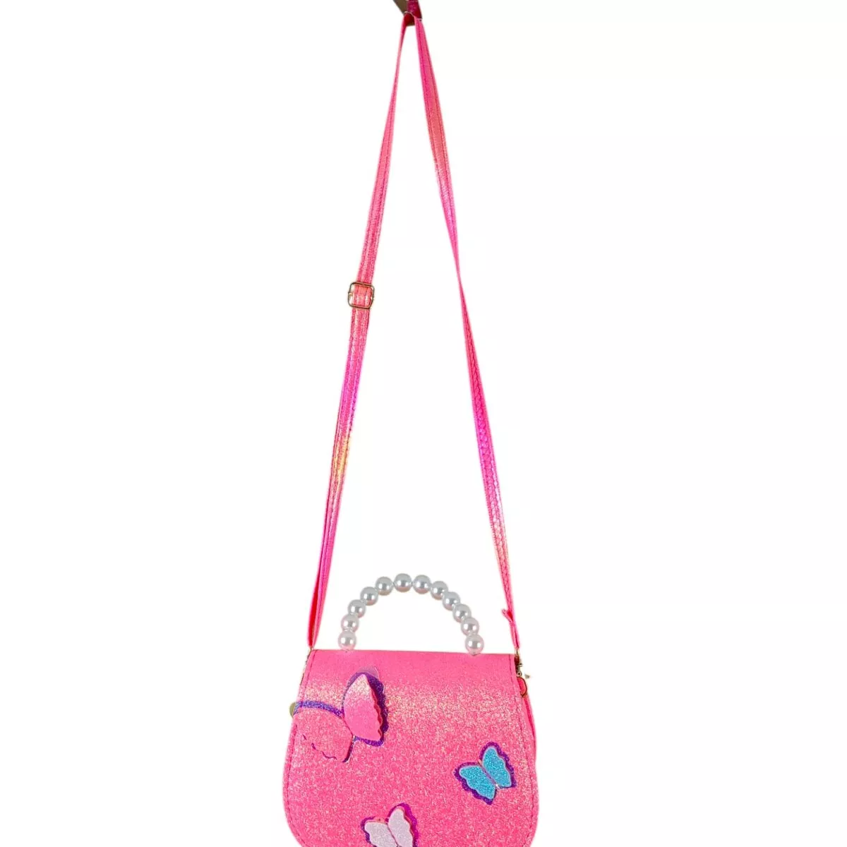 Girls Glitter Sling Purse With Butterfly Motifs Pearl Handle With Magnetic Lock For Girls 3 Year 21 Girls' Glitter Sling Purse With Butterfly Motifs, Pearl Handle With Magnetic Lock, For Girls | Ultimate Sparkle Fashion Bag For Kids Age 3+ Girls' Glitter Sling Purse With Butterfly Motifs, Pearl Handle With Magnetic Lock, For Girls | Ultimate Sparkle Fashion Bag For Kids Age 3+ Image 17
