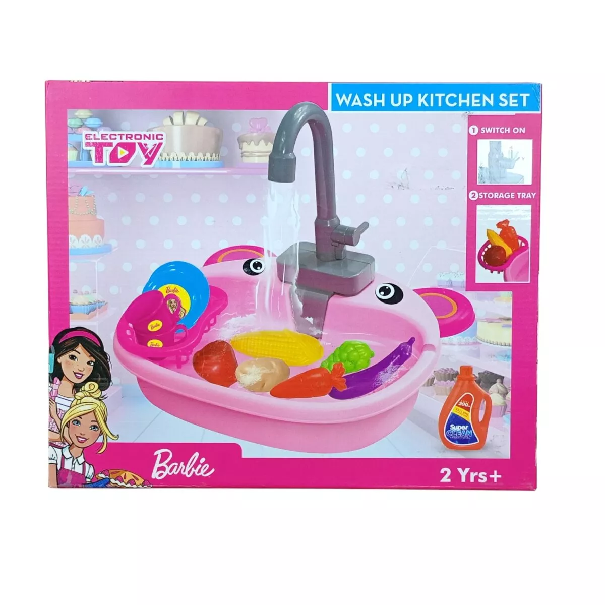 Barbie Wash Up Kitchen Set Toy for Kids pretend play kitchen, Barbie Wash Up Kitchen Set Toy for Kids water sink toy, Barbie Wash Up Kitchen Set Toy for Kids role play toy, Barbie Wash Up Kitchen Set Toy for Kids kitchen playset