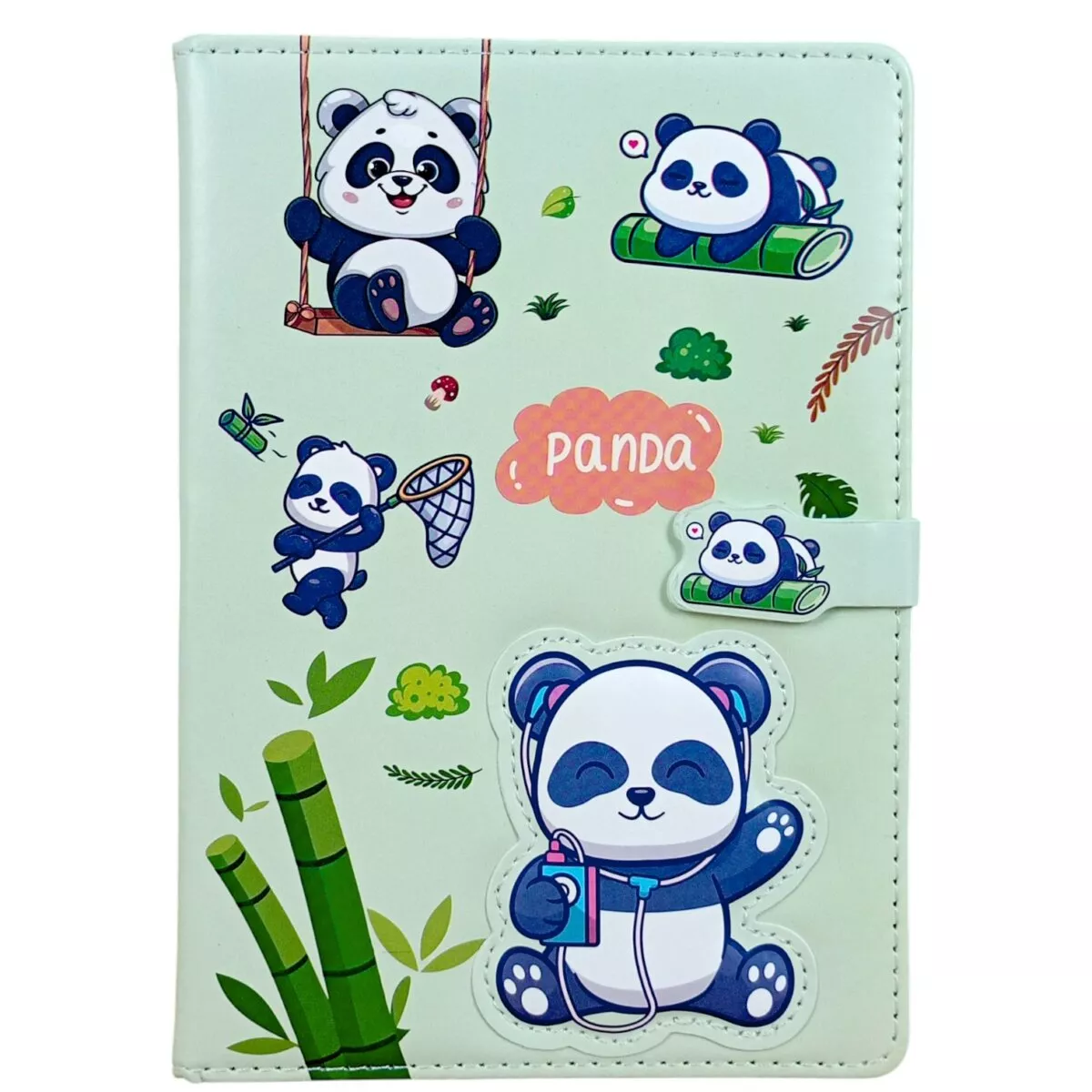 Mini Panda Travel Notes Diary of Happy Pandas | Cute Notebook for Kids | Adorable Stationery Gift | 5+ Years
