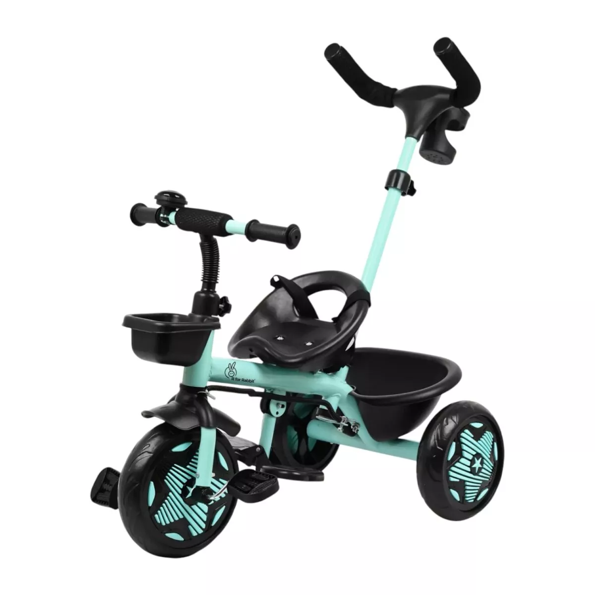 R For Rabbit Tiny Toes R20 ACE Smart Plug Baby Tricycle | Weight Capacity Up to 25 Kg | Safety Certified For Kids | 2+ Years.