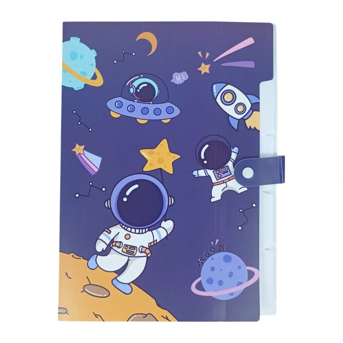 Space Theme File Folder | Cool Stationery Organizer for Kids, Students, and Office Use | Durable, Lightweight and Portable | 5+ Years