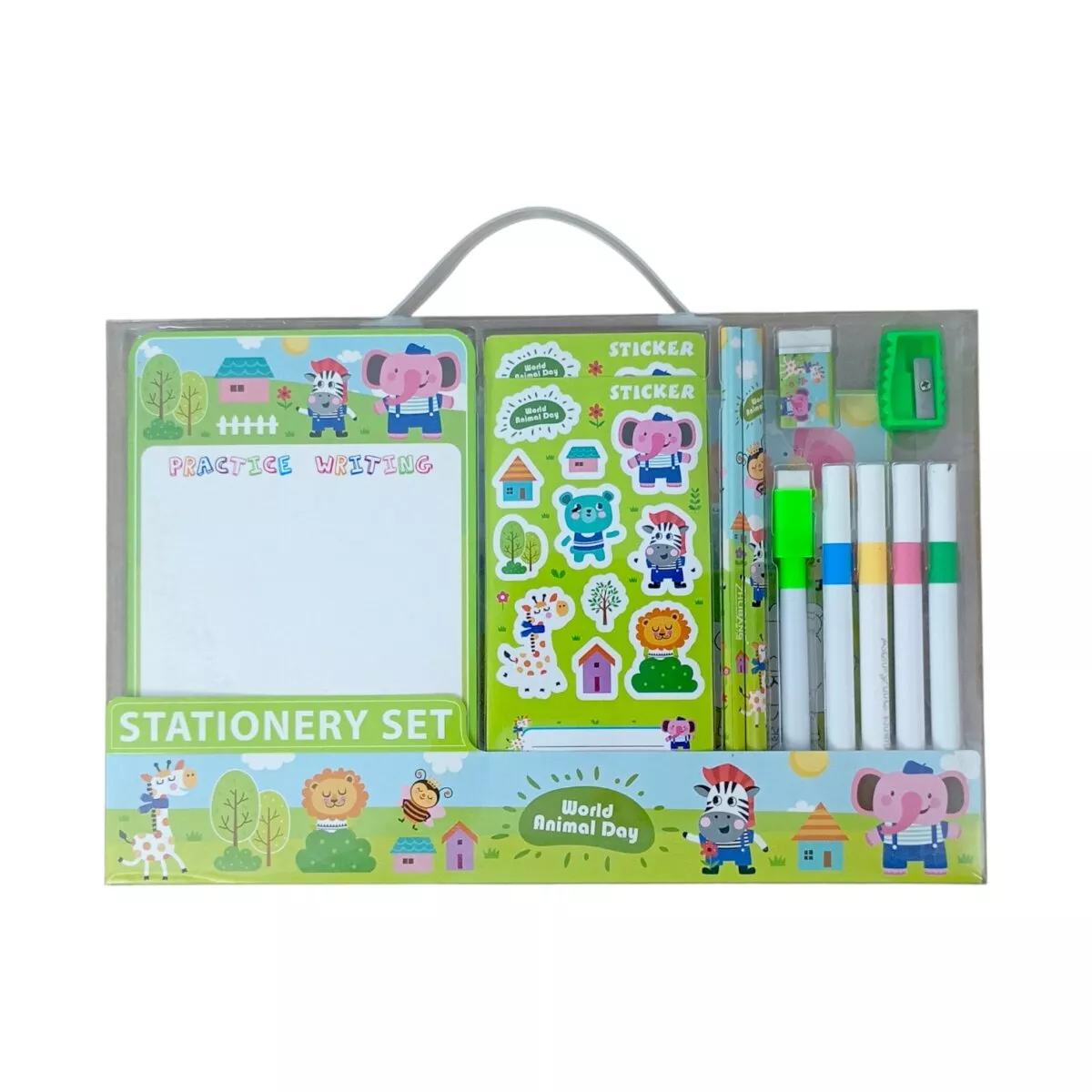 Stationery Set Eco-Friendly, Educational and Fun Stationery Kit | Celebrate Wildlife And Creativity For Kids | 5+Years