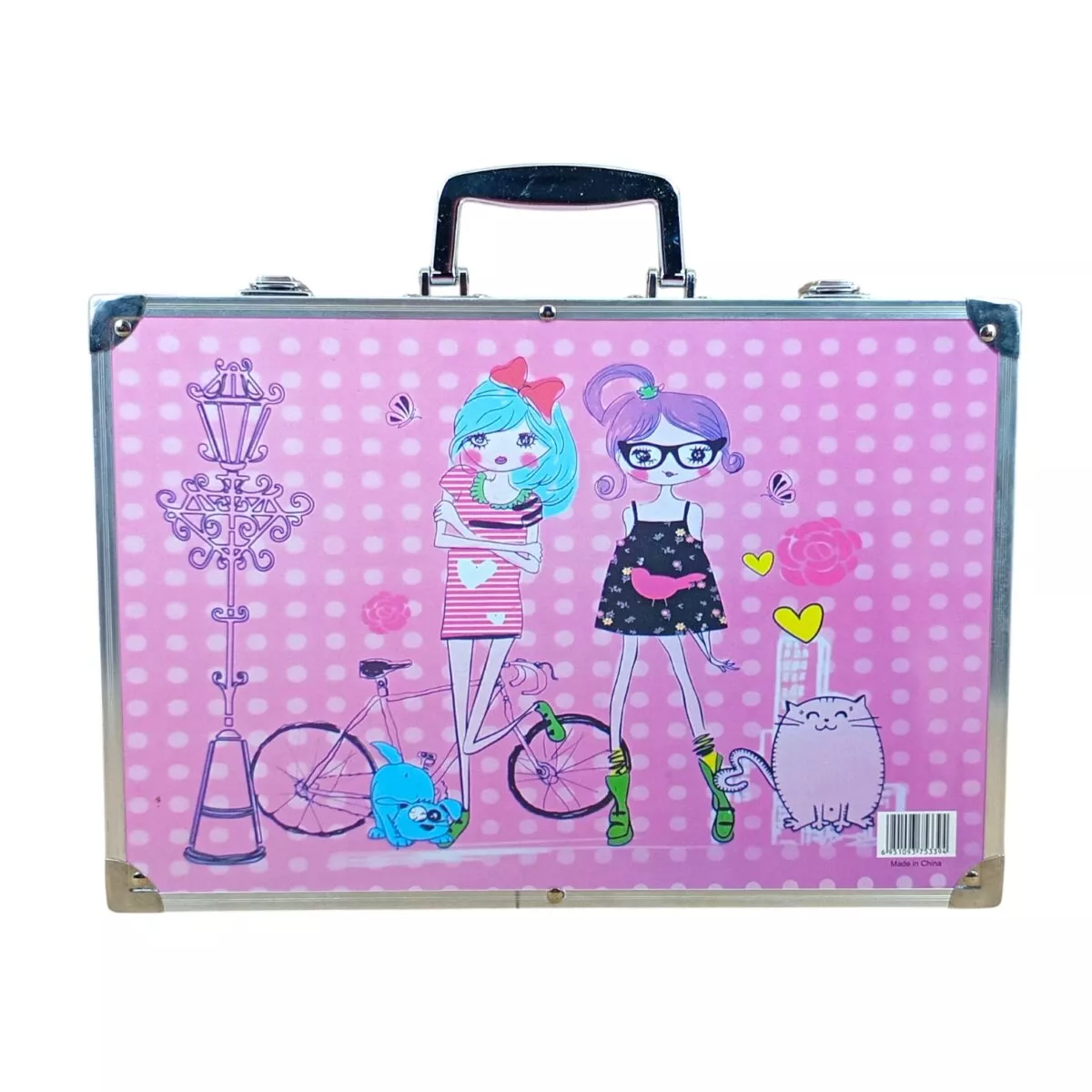 Animation Art And Craft Painting Box | Big Professional Coloring Suitcase Multi Themes For Kids | 6+Years