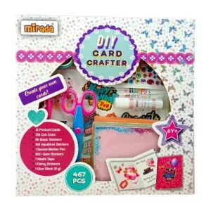Mirada Art And Craft Diy Card Crafter Gift Set For Kids Amazing 467Pcs Craft Kit For Creative Children 6 1 Home Mirada Art And Craft Diy Card Crafter Gift Set For Kids Front View, Mirada Art And Craft Diy Card Crafter Gift Set For Kids Craft Materials, Mirada Art And Craft Diy Card Crafter Gift Set For Kids 467 Pcs Kit, Mirada Art And Craft Diy Card Crafter Gift Set For Kids Stickers And Papers, Mirada Art And Craft Diy Card Crafter Gift Set For Kids Crafting Tools